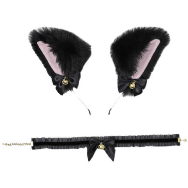 Cosplay kawaii kitty ears + lace choker - Image 5