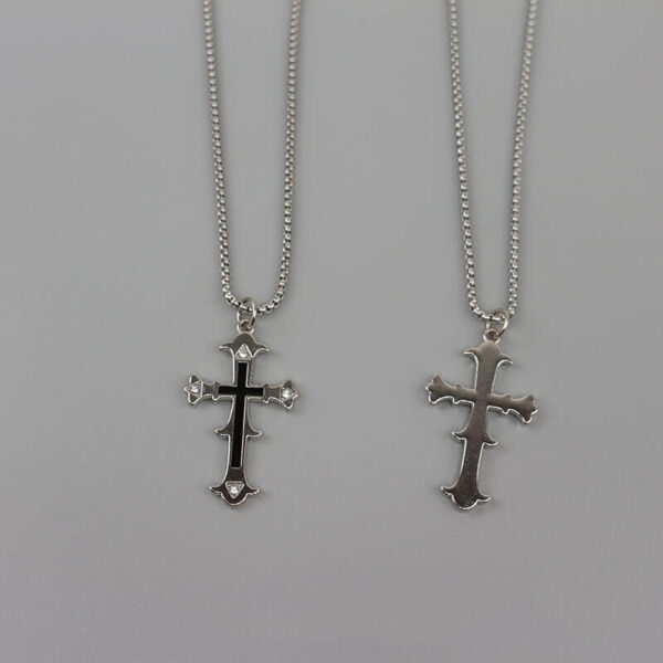 Double cross necklace - Image 4