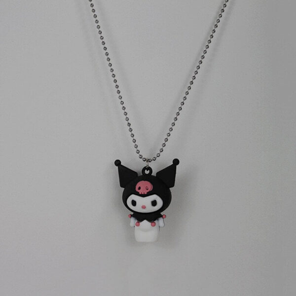 Harajuku cute melody kuromi necklace - Image 4