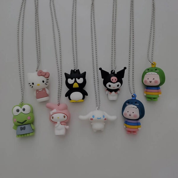 Harajuku cute melody kuromi necklace