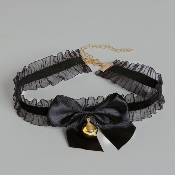 Lace bell necklace choker - Image 11