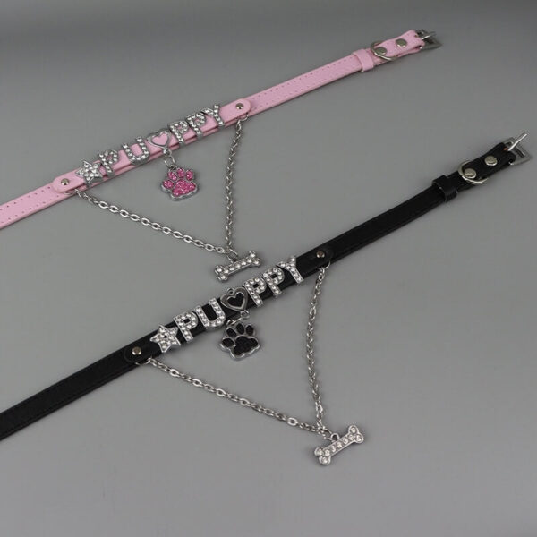 Puppy paw cute bone choker - Image 6