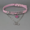 Puppy paw cute bone choker