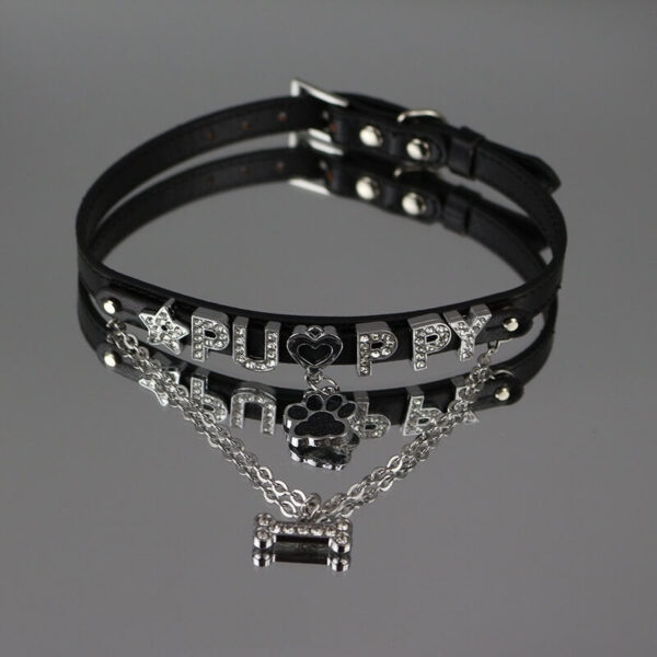 Puppy paw cute bone choker - Image 3