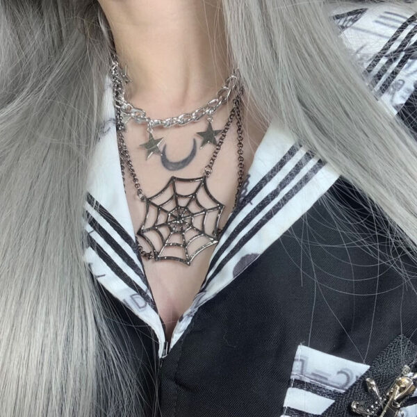 spider web necklace - Image 2