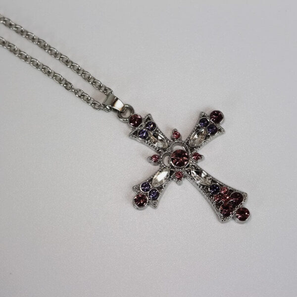 diamond cross necklace - Image 6