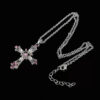 diamond cross necklace