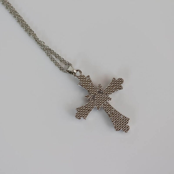 diamond cross necklace - Image 9