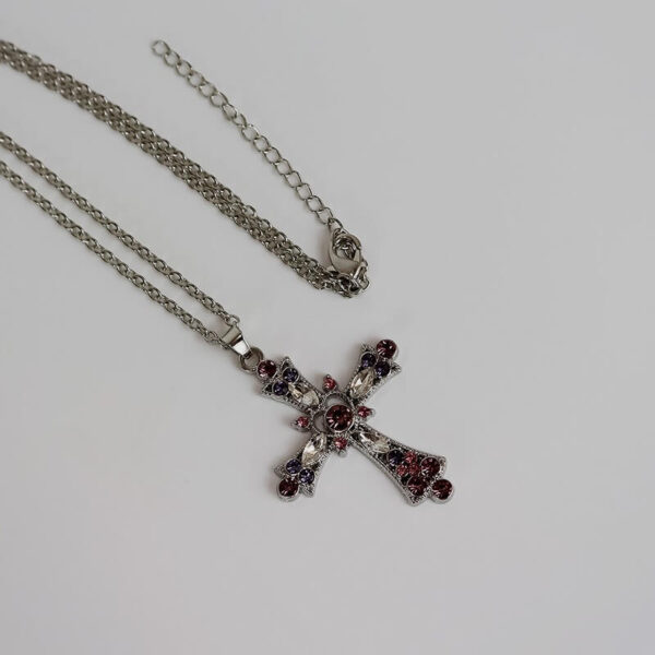diamond cross necklace - Image 5